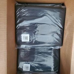 Black curtains